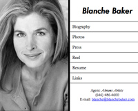 Blanche Baker Homepage